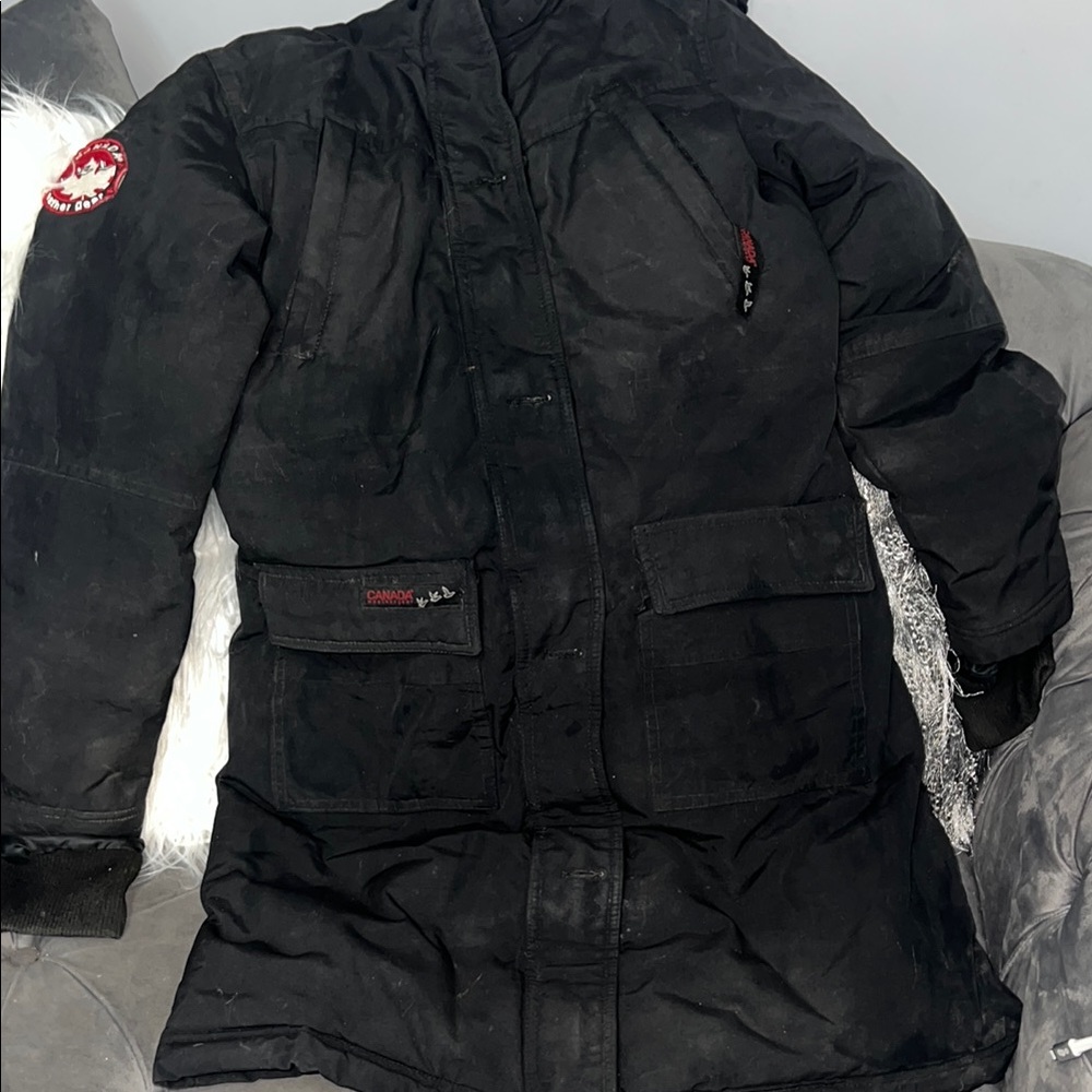 Black Parka Coat